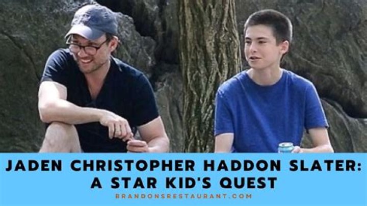Jaden Christopher Haddon-slater: Christian Slater And Ryan Haddon's Son