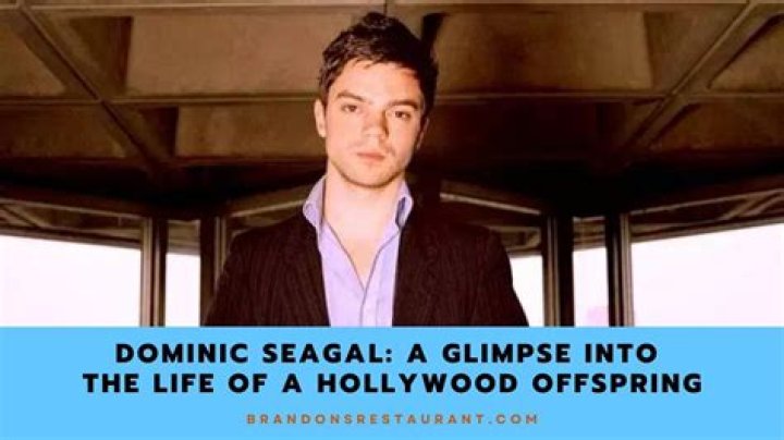 Uncover The Secrets Of Dominic Seagal's Age: Unveiling Surprising Insights