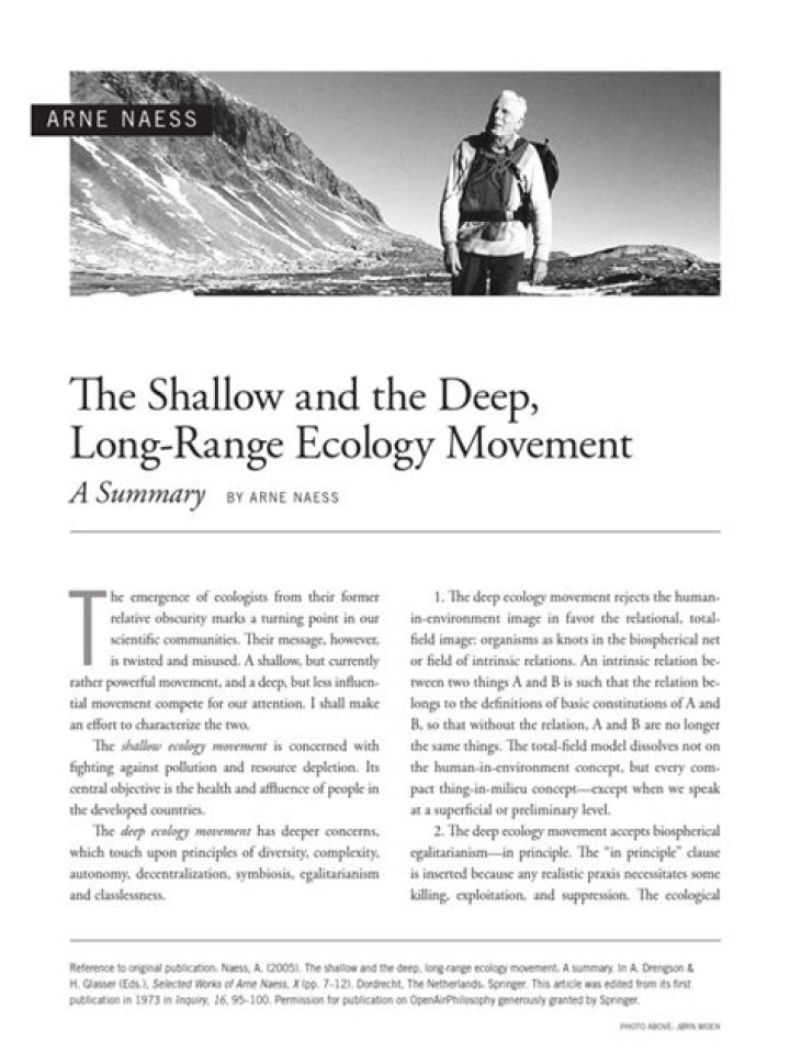 Unveiling The Profound Insights Of Arne Naess Jr.'s Social Ecology