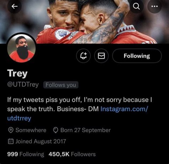 Who is UTDTrey on Twitter? Why was UTDTrey suspended? The Most Controversial Football Twitter Account